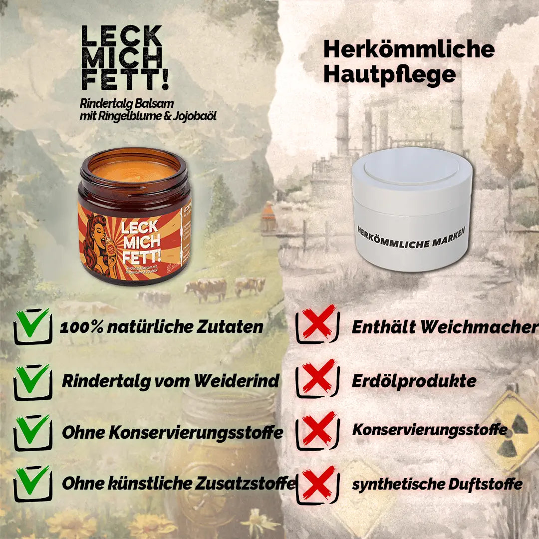 LeckMichFett - Rindertalg mit Bienenwachs & Ringelblume