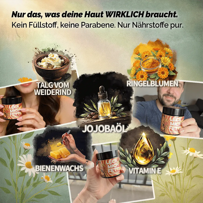 LeckMichFett - Rindertalg mit Bienenwachs & Ringelblume
